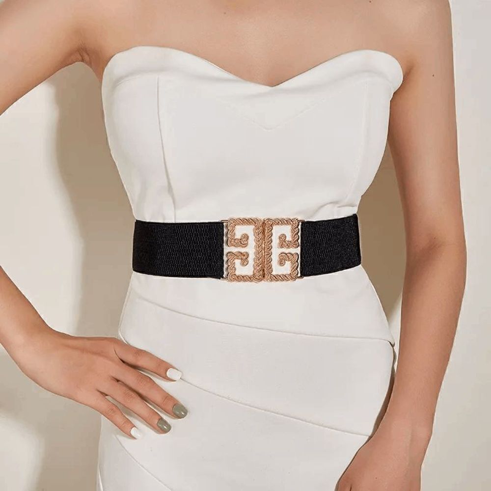 Ladies Trendy Fashion Belt - Brown - Picture 5 of 7